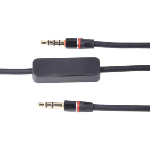 Cable de audio 3.5mm con micrófono para Nakamichi NC 40 miniatura 2
