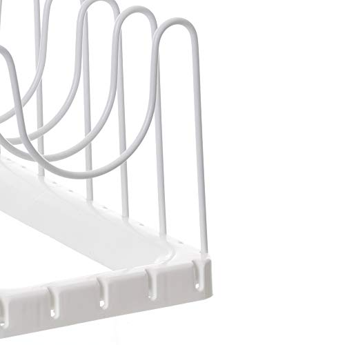 Organizador para Tampas e Frigideiras, Metaltru, Branco