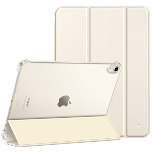 FINTIE Coque pour iPad Air 11 Pouces M4/M3/M2 (2026/2025/2024) et iPad Air 5/4 10.9 Pouces (2022/2020) - Étui Transparent Givré, Housse Ultra-Fine et...