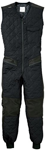 GRACE ENGINEERS (グレースエンジニアーズ) 防寒インナーつなぎ 中着 キルト sk-ge2042-b ブラック 5L