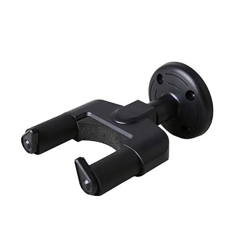 YARNOW ギターフック 壁掛け ギター収納フック 吊り下げラック 耐荷重設計 楽器収納 アンプやウクレレ マンドリンにも 対応 ブラック