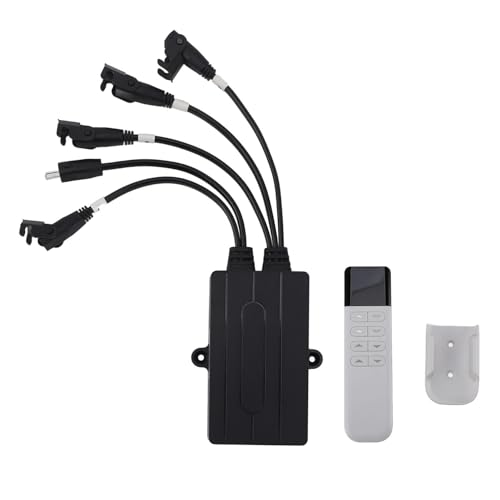 Juqrelith Control Remoto Inalámbrico para Sillón Reclinable, 2.4G, DC29V, Compatible con Cuatro Motores - Seguro y Compacto, Protección Multiples, Ideal para Muebles Reclinables