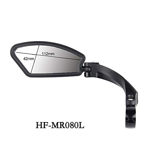 Festnight Hafny Handiness Firmness Ajustável Espelho de Aço Inoxidável Retrovisor Dobrável Mountain
