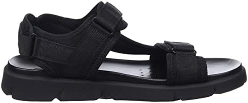 Geox Men's Flat Sandals, Black, 8 | Image 5