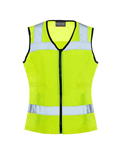 Utility Pro, Hi-Vis Reflective Women Safety Vest (Lime) (2XL)