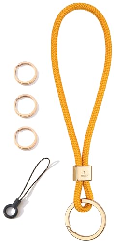 SENLLY Armband Schlüsselanhänger Kurz, Originellem Minimalistisch Design Schlüsselband für Schlüssel