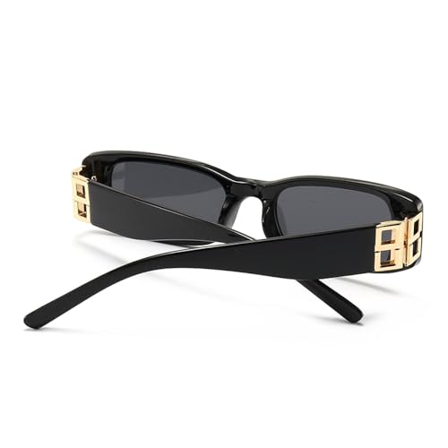 Fashion Narrow Square Frame Sun Popular Style Glasses Retro Export Sunglasses2