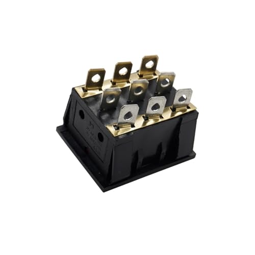 Interrupteur à bascule 15A 250V KCD3 rouge 9 broches AC pour auto et bateau - 5
