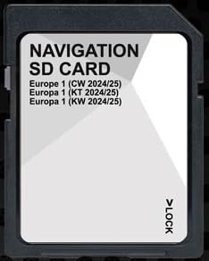 Tarjeta SD Navegación GPS Europa - v19 ECE 2024 2025-5L0051236DN - Compatible con Skoda Amundsen - Discovery Media 2 MIB2 - Navegación AS - 32 GB