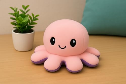 Image of SARO Cow Tremp Plush Soft Toy Cute Kids Animal Home Decor Boys /Girls (Pack of 1)(30 Cm) | (Purple Octopus)
