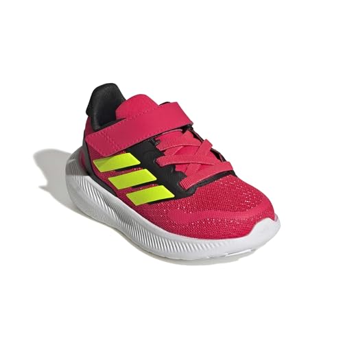 Image of adidas Baby Marvel Run Falcon 5 Elastic Lace & Strap Shoe