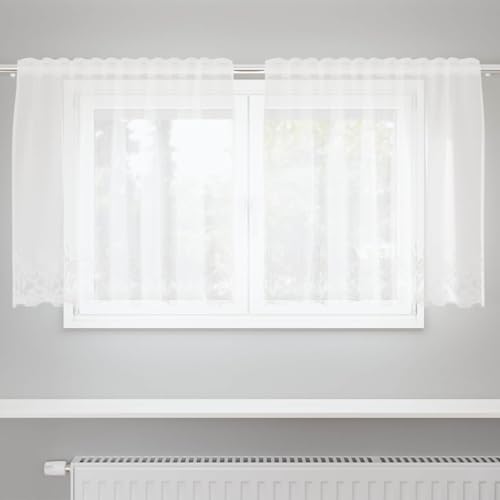 Cortina de encaje para salón o dormitorio que crea ambientes cálidos Mangloder 2