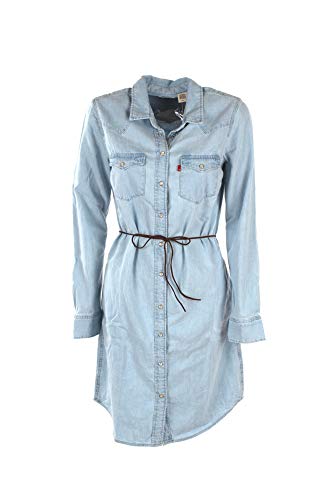Levi's Ultimate Western Dress, Robe Femme, Bleu (What I Got