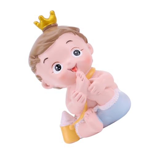 HEALEEP Kuchenverzierung aus Kunstharz für Geburtstagstorten Dekorative Puppe Tortenfigur als Party Deko und Fotorequisite für Geburtstagsfeier