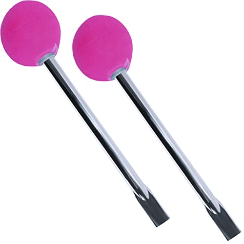 Rehabilitation Advantage Wheelchair Ball Grip Brake Handle Extensions, Pair - Pink, 10 Inch (Pack of 2)