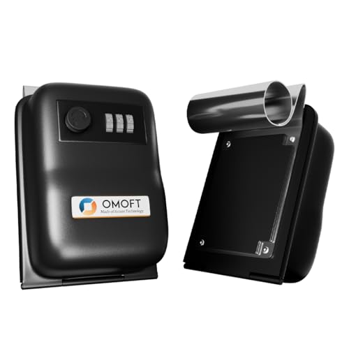 Omoft Corporation Key Holder Lock Box Large Capacity, 3 Digit Combination for House, Car, Real Estate, Auto Mechanic, Heavy Duty, Weatherproof, Car Window Mount, Outdoor Key Safe for Turo, Ride Share by Omoft Corporation - Used condition - US$16.53