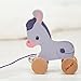 Janod Burro de Madera con Campana-Juguete para Tirar y Empujar-Habilidades motoras y Entrenamiento de la imaginación-Cuerda de 50cm Apta para Manos pequeñas-A Partir de 12 Meses Imagen de Janod Burro de Madera con Campana-Juguete para Tirar y Empujar-Habilidades motoras y Entrenamiento de la imaginación-Cuerda de 50cm Apta para Manos pequeñas-A Partir de 12 Meses