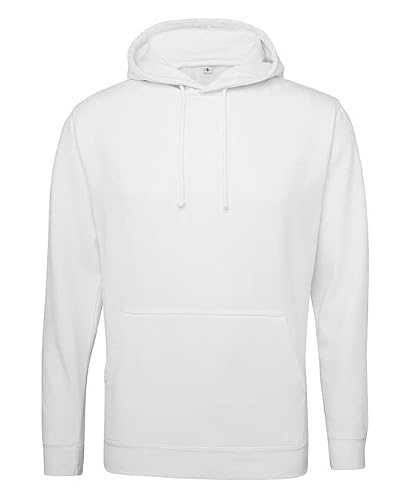 AWDis Herren Washed Hoodie, Weiß (Washed Artic White), L