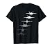 Air Force Fighter Jets F-4 F-111 F-15 F-16 F-22 F-35 Veteran T-Shirt