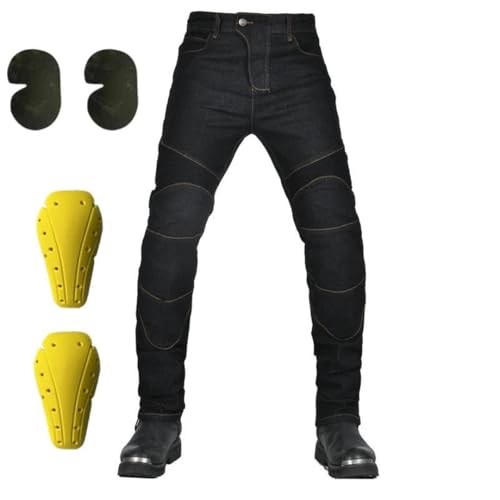 Men's Summer Mesh Motorcycle Riding Jeans with Motocross Slim Fit Stretch Pants3
