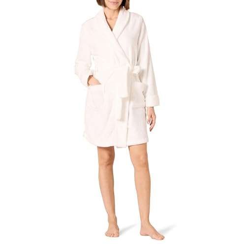 Amazon Essentials Women's Mid-Length Plush Robe (Available in Plus Size)