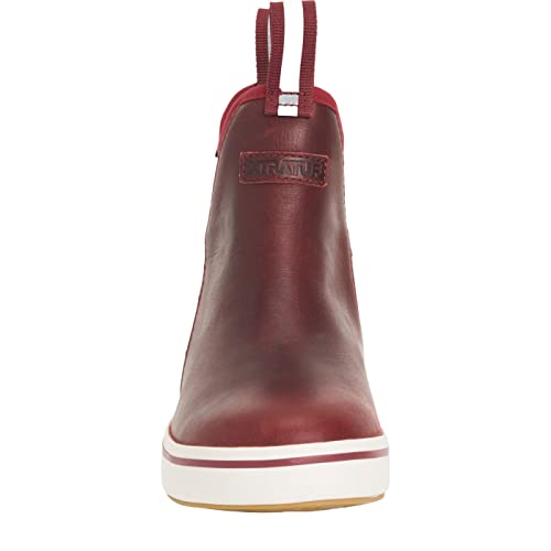 Image of Xtratuf Women's 6 In Leather Ankle Deck Boot Cabernet 11