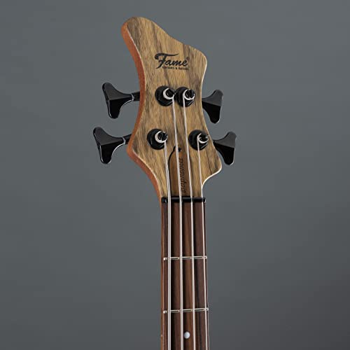 Fame Baphomet II 4 (Natural) – Basse Électrique 4 Cordes - Les Beatles, Paul McCartney, John Lennon, RIngo Starr, George Harrison Fame Baphomet II 4 (Natural) - Basse Électrique 4 Cordes – Image 5