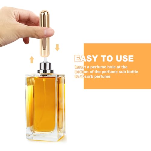 Image of GOLF 6pcs 5ML Portable Mini Refillable Perfume Atomizer Spray Bottle with 2 Funnel Filler for Travel Purse