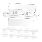 NOLITOY Teiliges Transparente PVC Hängemappen Etiketten und Einleger Ablösbare Stabile File Folder...