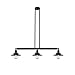 INNOVATIONS LIGHTING 213-OB-M5-LED Railroad 3 Light Island Light, Oil Rubbed Bronze