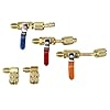 Tidevib 12-Piece Compact Ball Valve Coupler Kit for R410A, R134A, R12, R22 with Brass Construction and 270 O-Rings for HVAC and Automotive AC Systems #4
