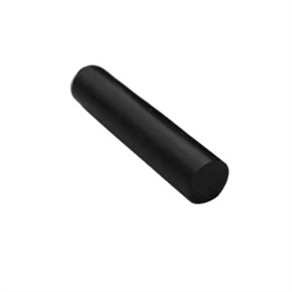 Schwarze ABS-Stange 6-65 mm, 500 mm bearbeitbare Kunststoff-Rundstange, Kunststoff-Vollstange für(30x500mm)
