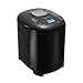 Amazon Basics Programmable Bread Maker, 2 Pound Non-Stick Automatic Bread Making Machine, With 14 Settings for Breads, Doughs, Gluten-Free Options and More, LCD Display, Black