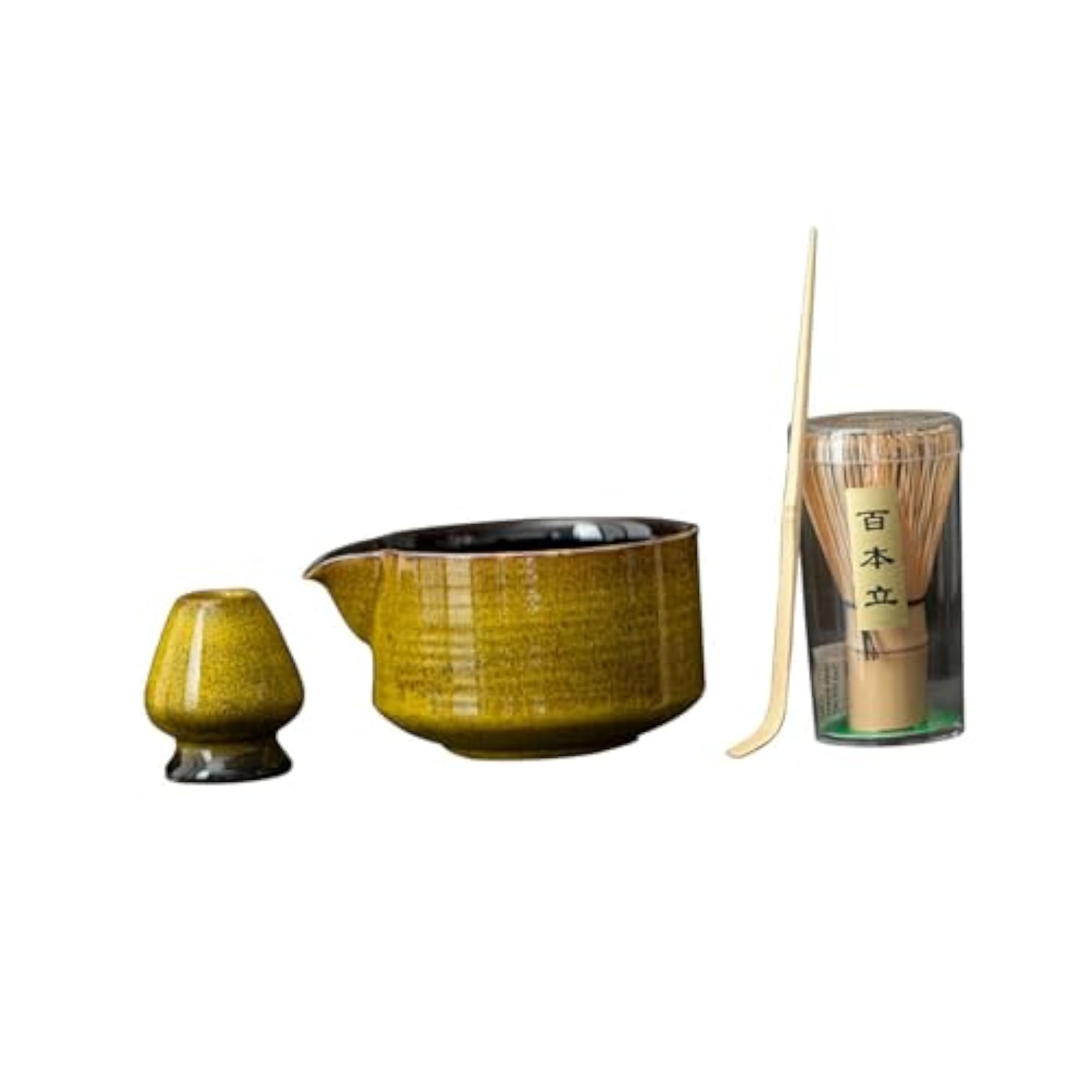 Japanese Matcha Tea Set with Ceremonial Bowl