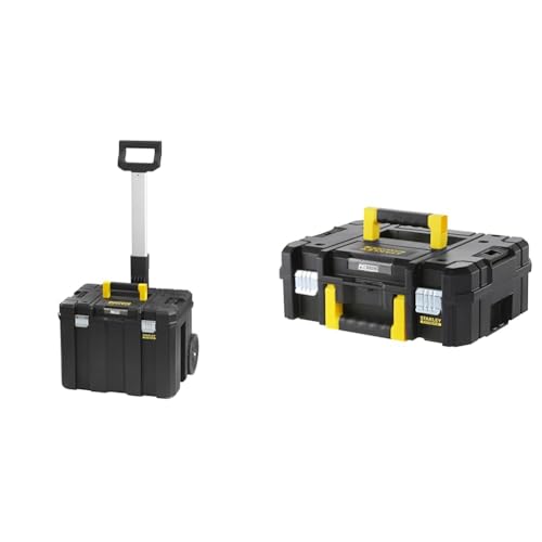Stanley FMST1-75753 Servante Mobile Tstak/PRO-STACK Gamme Fatmax - Grand Volume - Roues 18Cm & Stanley FMST1-71966 Mallette Tstak/PRO-STACK Gamme Fatmax -...