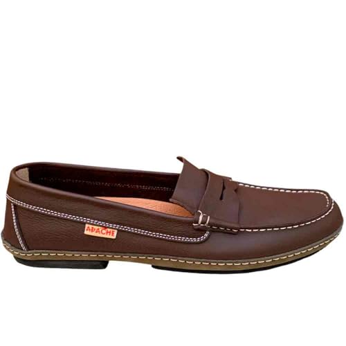 Genérico Zapato Apache 416 Oneida Marrón (Talla:45)