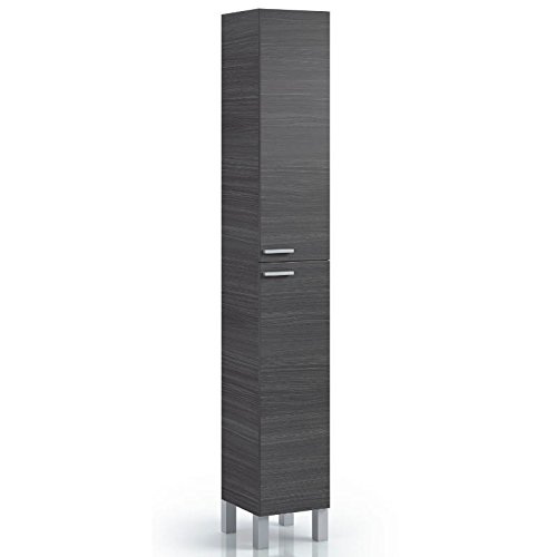 Pack-Conjunto-de-bano-Mueble-Espejo-a-Juego-Lavamanos-Ceramico-Columna-Color-Gris-Ceniza