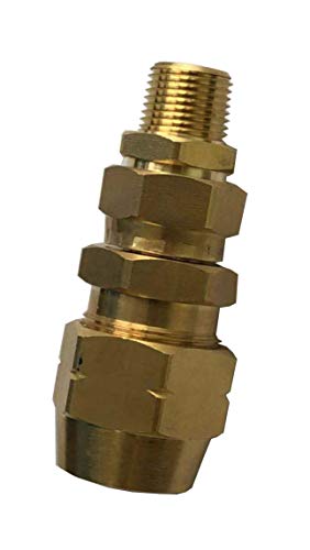 Raccords de frein à air pour tuyau 9.5mm avec filetage pivotant flexible