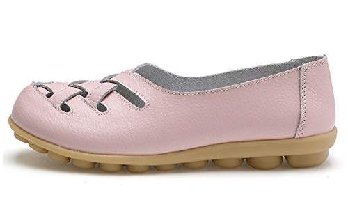 Image of VenusCelia Women's Braided-Nests Walking Flat Loafer
