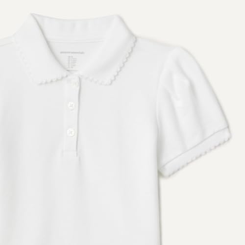Image of Amazon Essentials Girls and Toddlers' Uniform Pique Polo Shirt