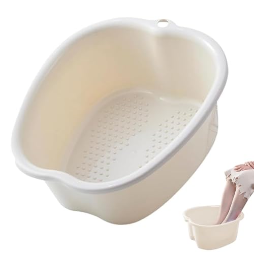 Chpbolly Foot Soaking Tub Large Size Foot Basin Sturdy Soaking Feet Bucket Massager Tub Exfoliation...