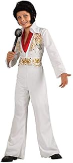 Rubie's Elvis Child's Costume,White Large