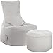 Produktbild Sitting Point Sitzsack-Set Scuba Swing + Hocker grau