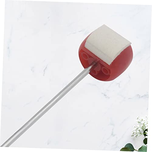 Abaodam 2 piezas Macillos de Fieltro para Bombo miniatura 7