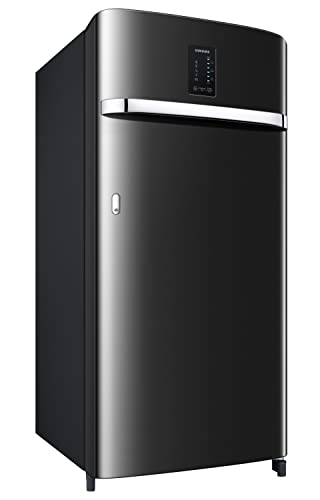 Image of Samsung 189L 4 Star Inverter Direct-Cool Single Door Digi-Touch Refrigerator Appliance (RR21C2E24BX /HL,Luxe Black)