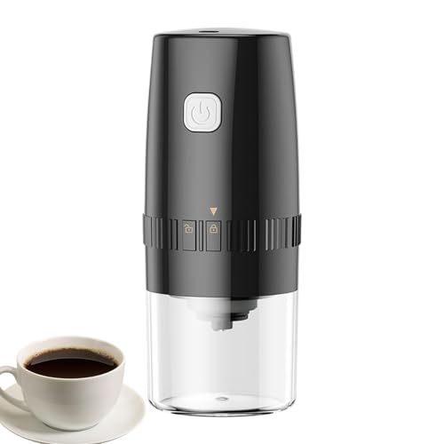 Molinillo seco de granos – Molinillo de café eléctrico | Molinillo de café de viaje recargable, molinillo de café portátil para viajes, camping, molinillo de café eléctrico eléctrico