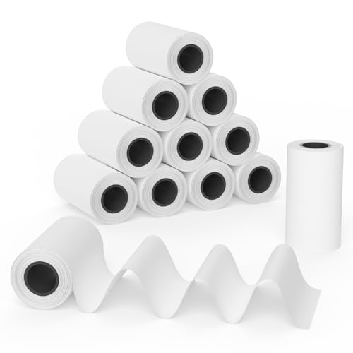 12 Rolls Instant Print Camera for Kids Refill Print Paper 57mm*30mm,Kids Camera Print Paper...