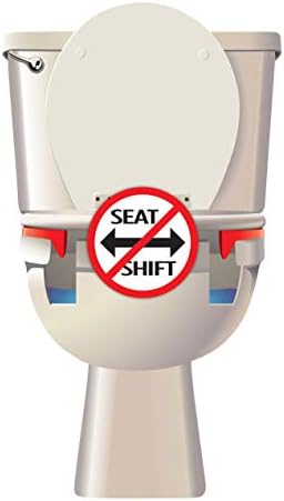 COMPAC HOME Compac’s Stabilizers T Bumpers, Lock Place, Keeps Children, Elderly, Disabled Safe from Slipping Off Shaking, Moving or Wobbly Toilet Seat (1 Set), White, 1 Count (Pack of 1)