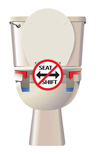 Compac Home 11240 Compac’s Stabilizers T Bumpers, Lock Place, Keeps Children, Elderly, Disabled Safe From Slipping Off Shaking, Moving Or Wobbly Toilet Seat (4 Sets), White #TOP2