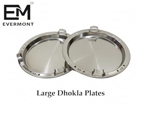 Image of Stainless Steel Multi-Purpose Idli Maker & Steamer for Kitchen | 6 Plates (2 Idli, 2 Dhokla,1 Mini Idli, 1 Steamer) | Induction & Gas Compatible Multi Kadai | Steamer for Momos, Modak & Vegetables | Heavy Bottom SS 304